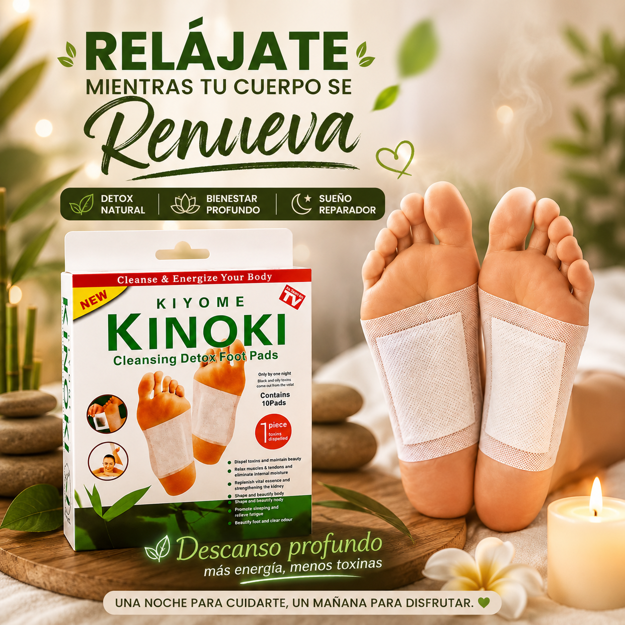 Parches Detox Premium para Pies- Elyture